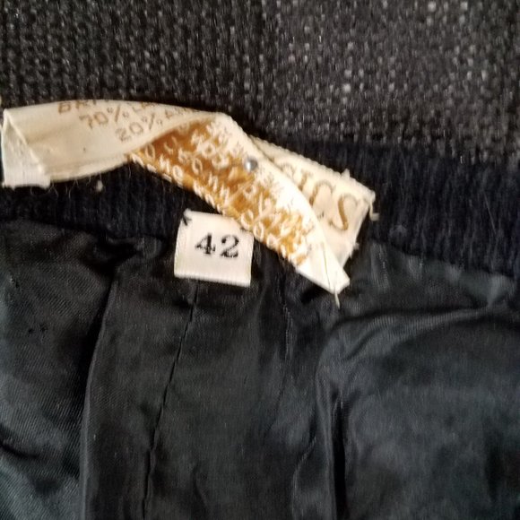 Vintage 60s black sequin wool cardigan - Picture 4 of 4